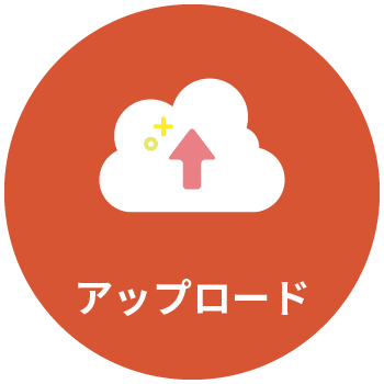アップロード